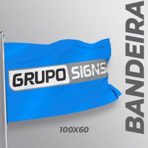 BANDEIRA Tecido FLAG WIDE + Bastão Personalizado 4x0   