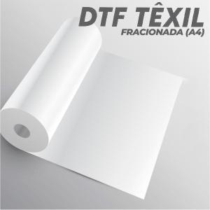 DTF TÊXIL (FRACIONADA A4) DTF + POLIAMIDA Tamanho de folha A4    