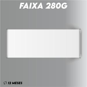 Faixa em Lona 280g Lona 280g M² 4x0  Madeira e cordinha 