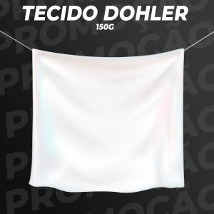 Tecido Dohler 150g Tecido Dohler M² 4x0 Fosco Sem acabamento Ideal para e fototelas e quadros