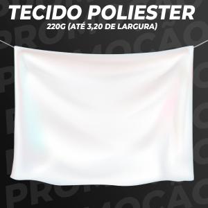 Tecido Poliéster Tecido Poliester M² 4x0 Fosco Sem Acabamento Ideal para painés, background e quadros